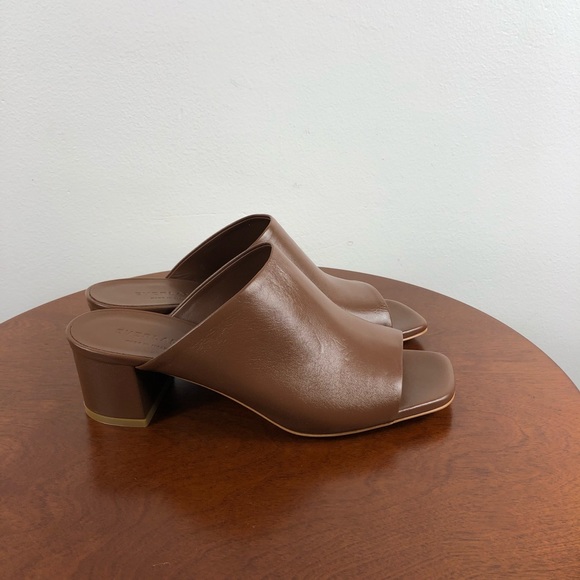 EVERLANE The Leather Mule Sandal In Chocolate 8 - Picture 5 of 16